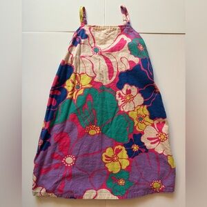 Gap Kids Linen-Cotton Fliral Shift Dress in Size M EUC